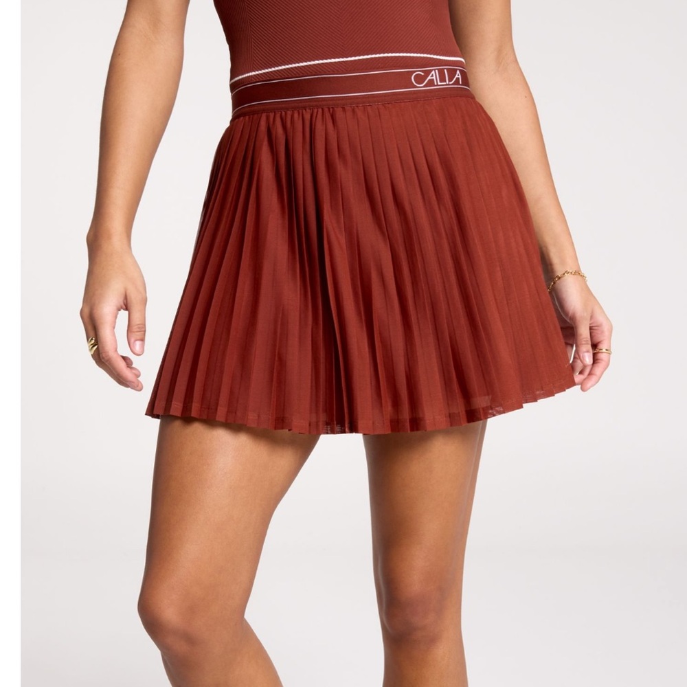 NWT Calia Pleated mesh skort